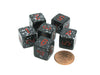 Speckled 15mm 6 Sided D6 Polyhedral Chessex Dice, 6 Pieces - Space