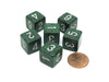 Speckled 15mm 6 Sided D6 Polyhedral Chessex Dice, 6 Pieces - Recon