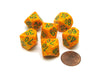 Speckled 16mm Tens D10 (00-90) Chessex Dice, 6 Pieces - Lotus