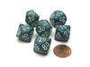 Speckled 16mm Tens D10 (00-90) Chessex Dice, 6 Pieces - Sea