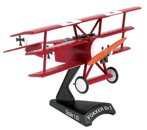 Daron Postage Stamp Fokker Dr.I 1/63 Diecast Model Replica Tri-plane