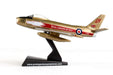 Daron Postage Stamp RCAF Canadair Sabre 1/110 Golden Hawks Model Fighter Jet