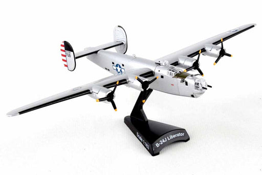 Postage Stamp B-24J 1/163 Million Dollar Baby Diecast Model with Stand