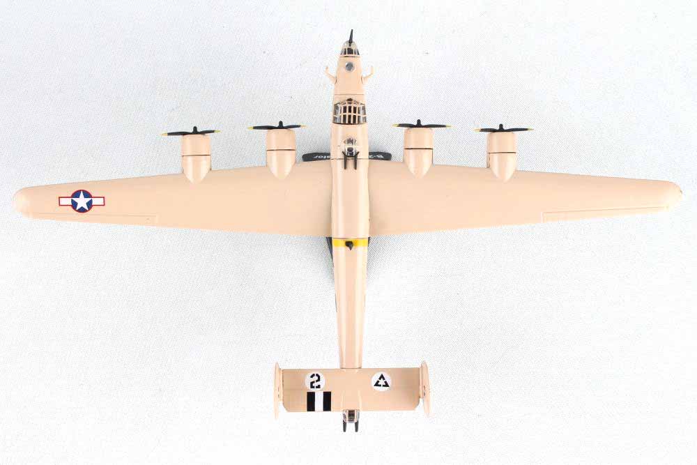 Postage Stamp B-24D 1/163 Strawberry Bitch Diecast Model with Stand