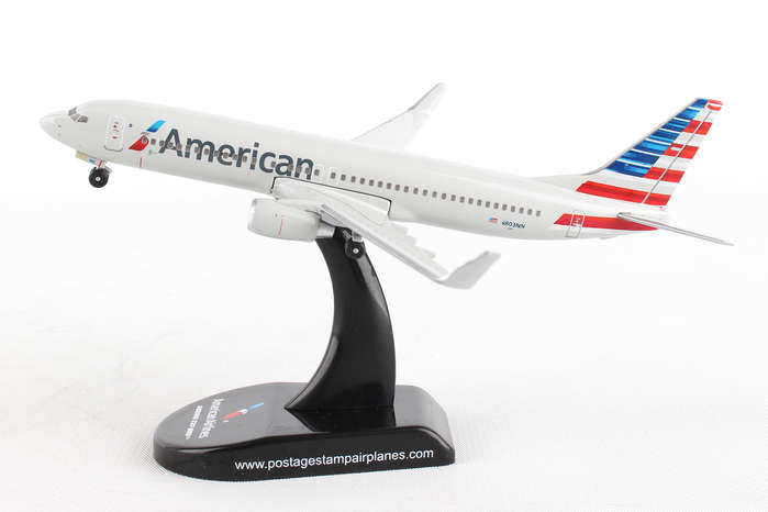 Daron Postage Stamp American 737-800 1/300 Model Aircraft