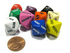 Set of 10 Place Value D10 Dice - Number Die for Counting 0.000 to 9,999,999