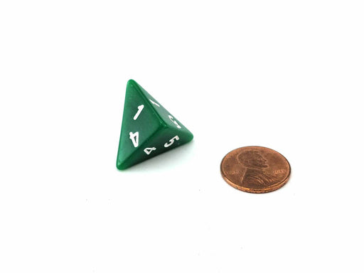 Pyramid D6 Dice, 1 Piece - Green