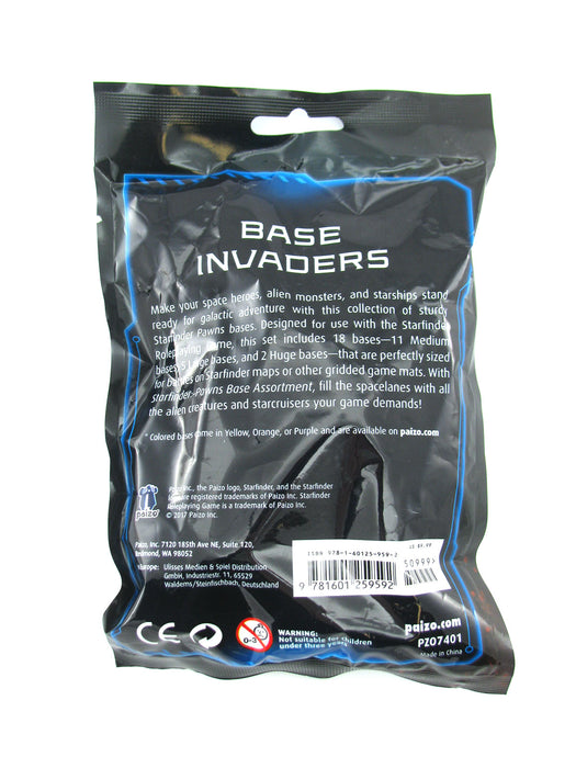 Starfinder RPG Pawns - Base Assortment with 18 Pieces