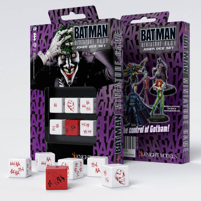 Q-Workshop Batman Miniature Game: D6 Joker Dice Set (6 Piece Set)