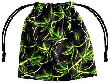 Q-Workshop Fullprint Forest Dice Bag - Black with Green