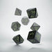 Q-Workshop Call of Cthulhu Dice Set Black with GlowNDark Etches (7 Piece Set)