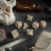 Dice Macabre - 7 Piece Polyhedral RPG DnD Dice Set