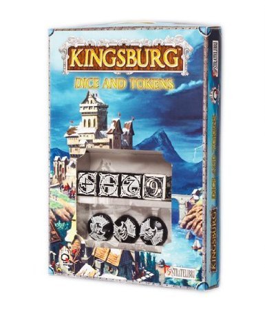 Q-Workshop Kingsburg Dice and Tokens Set - Black