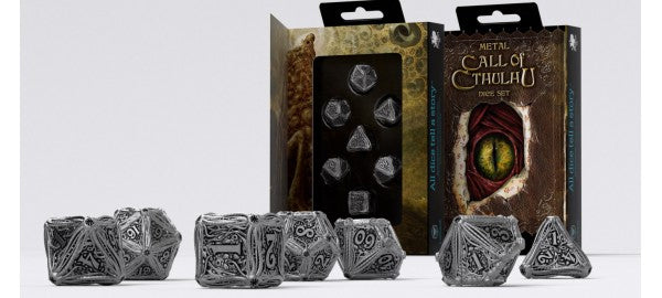 Q-Workshop Metal Dice Set - Call of Cthulhu (7 Pieces)