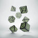 Q-Workshop Nuke Dice Set GlowNDark Revised (7 Piece Set)