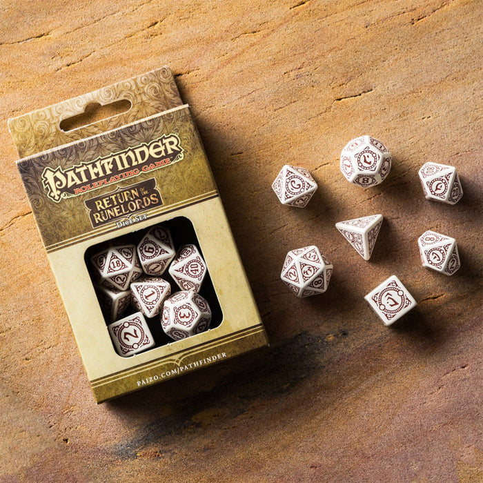 Q-Workshop Pathfinder Return of the Runelords Dice Set (7 Pieces)