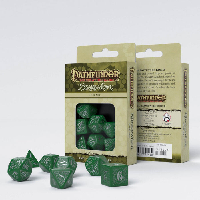Q-Workshop Pathfinder Kingmaker Dice Set (7 Piece Set)