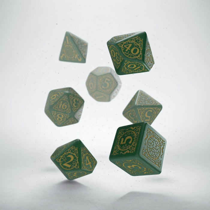 Q-Workshop Pathfinder Jade Regent Dice Set (7 Piece Set)