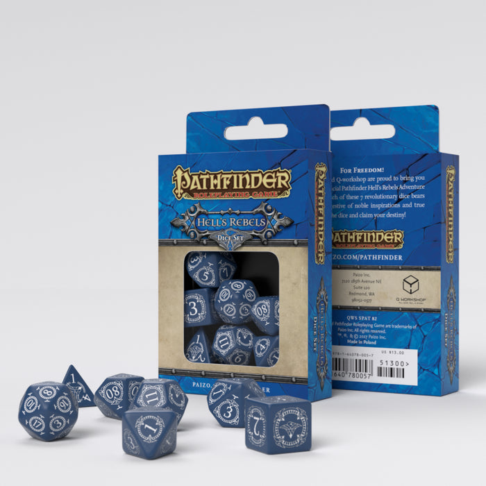 Q-Workshop Pathfinder Hell`s Rebels Dice Set (7)