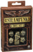 Q-Workshop Steampunk Dice Set Beige with Black Etches (7 Piece Set)