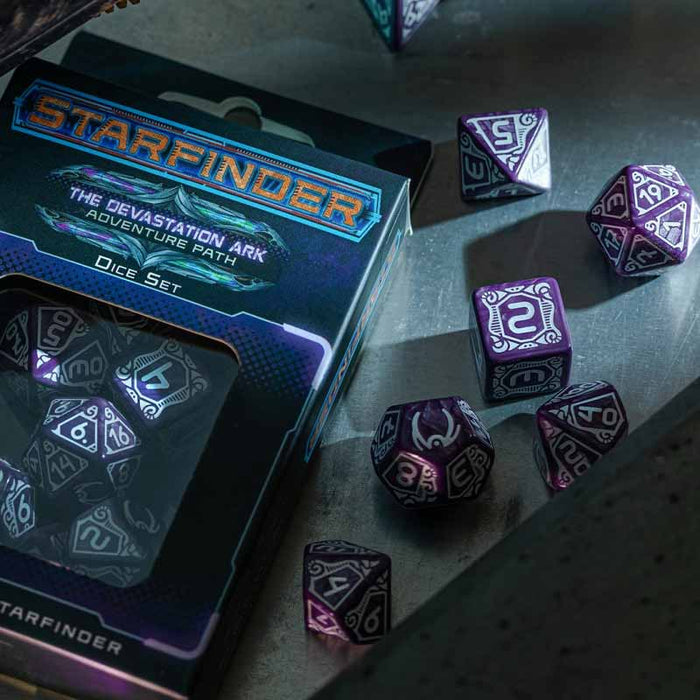 Starfinder The Devastation Ark Adventure Path 7-Piece Polyhedral Dice Set