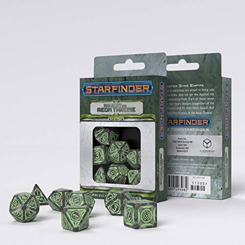 Starfinder Against the Aeon Throne 7-Die Polyhedral Dice Set