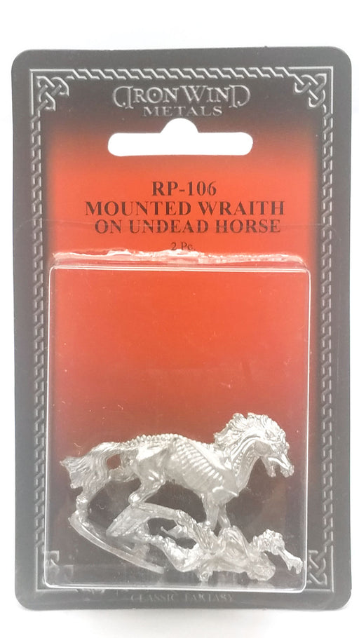 Ral Partha Mounted Wraith on Undead Horse #RP-106 Unpainted Metal Figures