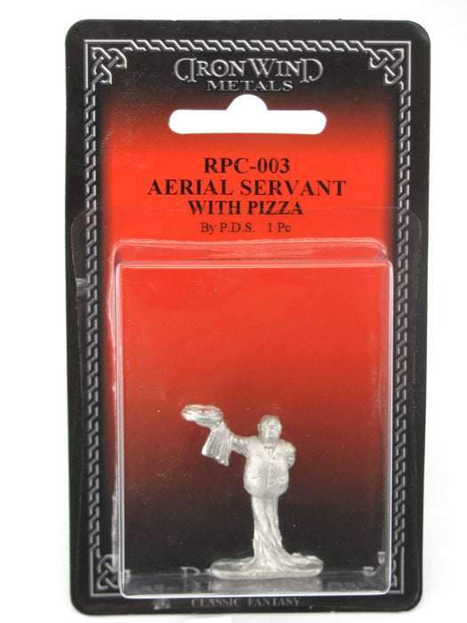 Arial Servant with Pizza #RPC-003 Classic Ral Partha Fantasy RPG Metal Figure