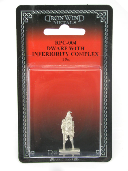 Dwarf with Inferiority Complex #RPC-004 Classic Ral Partha Fantasy Metal Figure