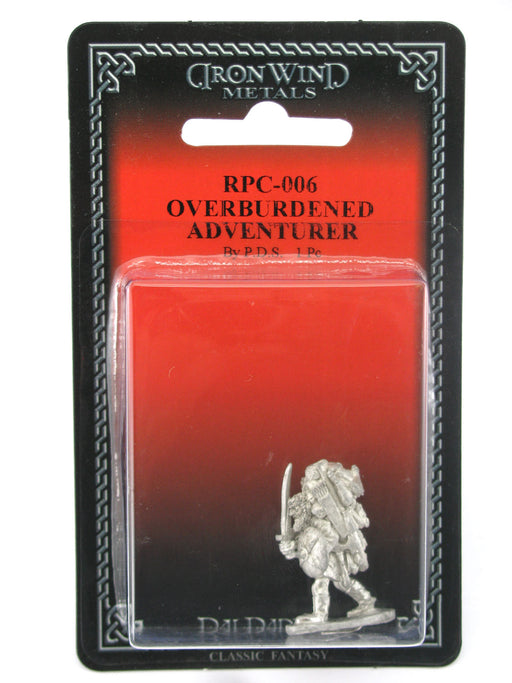 Overburdened Adventurer #RPC-006 Classic Ral Partha Fantasy RPG Metal Figure