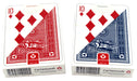 Ace Standard Size Playing Cards with Standard Faces - 6 Red Decks, 6 Blue Decks