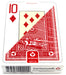 Ace Standard Size Playing Cards with Giant Faces - 1 Red Deck