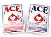 Ace Standard Size Pinochle Playing Cards - 1 Red Deck and 1 Blue Deck