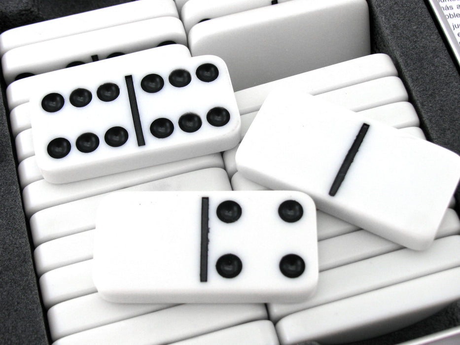 Ace Double Six Dominoes Game in Tin Case for 2 to 4 Players - 28 Dominoes