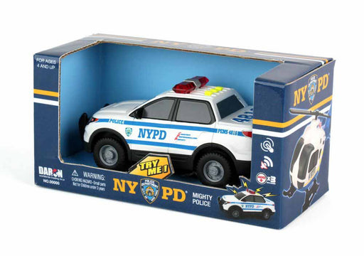 NYPD Mighty Police Car Toy with Light and Sound