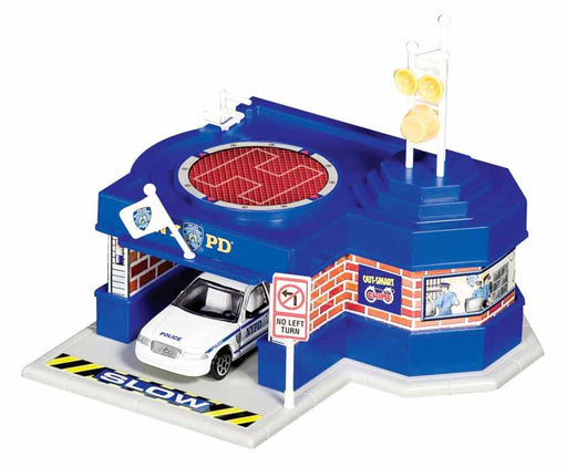 NYPD Mini Police Station with 1 Vehicle