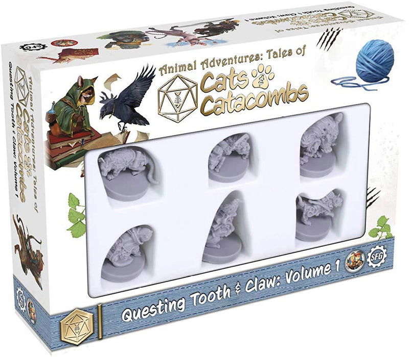 Animal Adventures: Cats & Catacombs Questing Tooth & Claw Volume 1 (6 Figures)