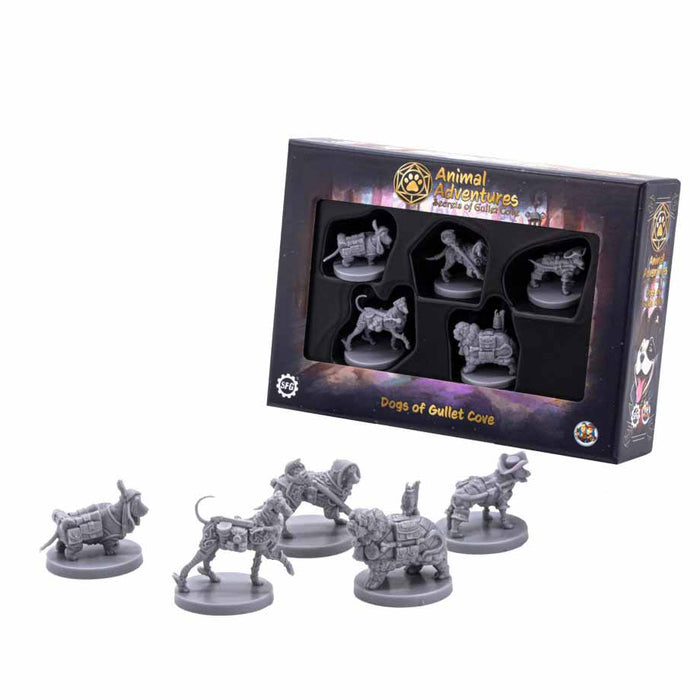 Animal Adventures: Secrets of Gullet Cove - Dogs of Gullet Cove Plastic Minis