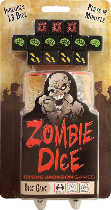 Zombie Dice Game - Eat Brains, Don't Get Shotgunned