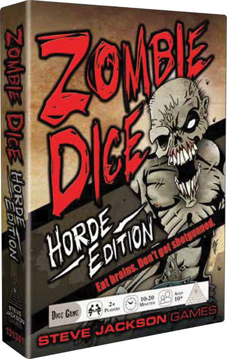 Zombie Dice: Horde Edition Dice Game - Eat Brains, Don't Get Shotgunned