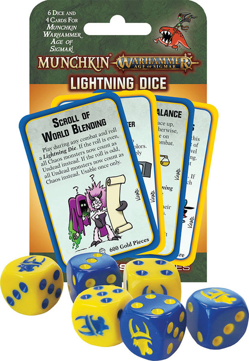 Munchkin Warhammer: Age of Sigmar - Lightning Dice and Game Cards