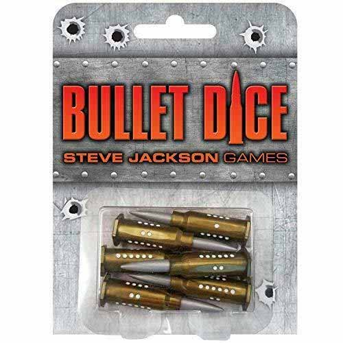 Set of 6 D6 Bullet Dice