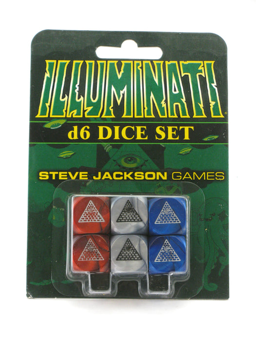 Illuminati Pearlized D6 Dice Set - 6 Pieces
