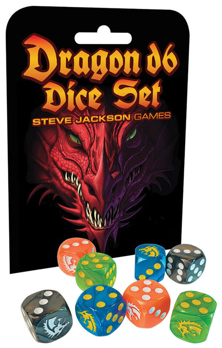 Set of 8 D6 Dragon Dice Set