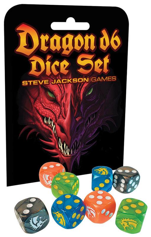 Set of 8 D6 Dragon Dice Set