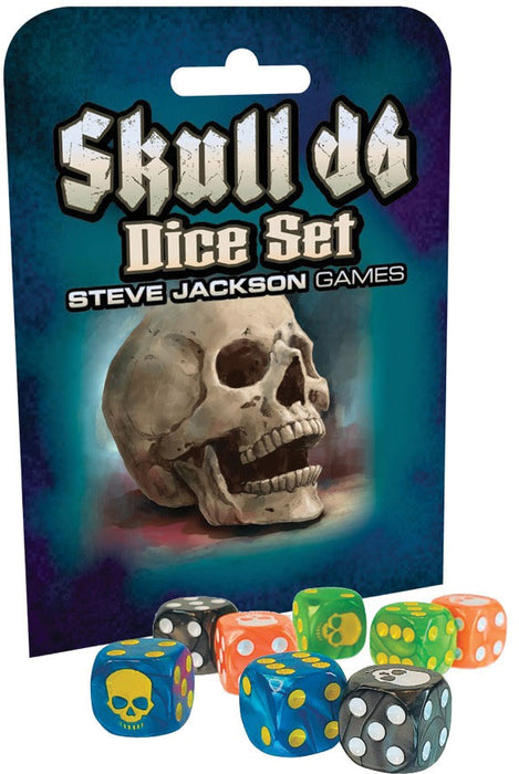 Set of 8 D6 Skull Dice Set