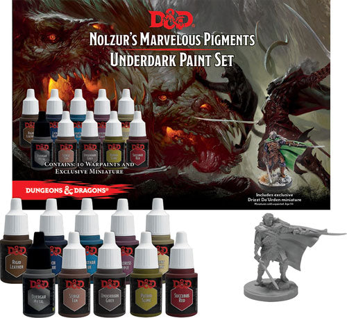 Dungeons and Dragons Nolzur's Marvelous Pigments: Underdark Paint Set
