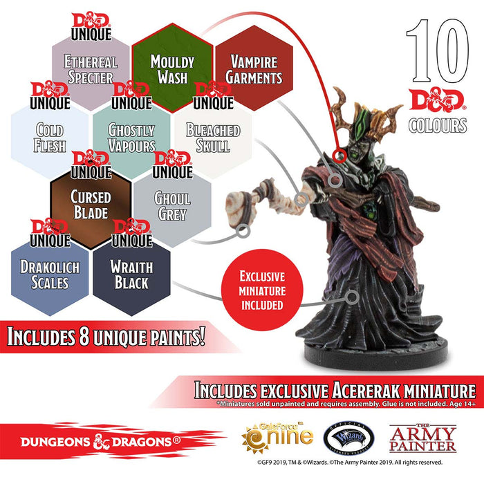 Dungeons & Dragons Nolzur`s Marvelous Pigments: Undead Paint Set