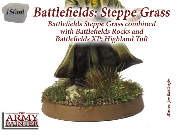 The Army Painter Battlefields Essential: Steppe Grass Miniature Flock