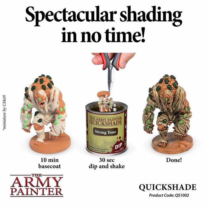 The Army Painter Quickshade: Strong Tone 250ml Dip
